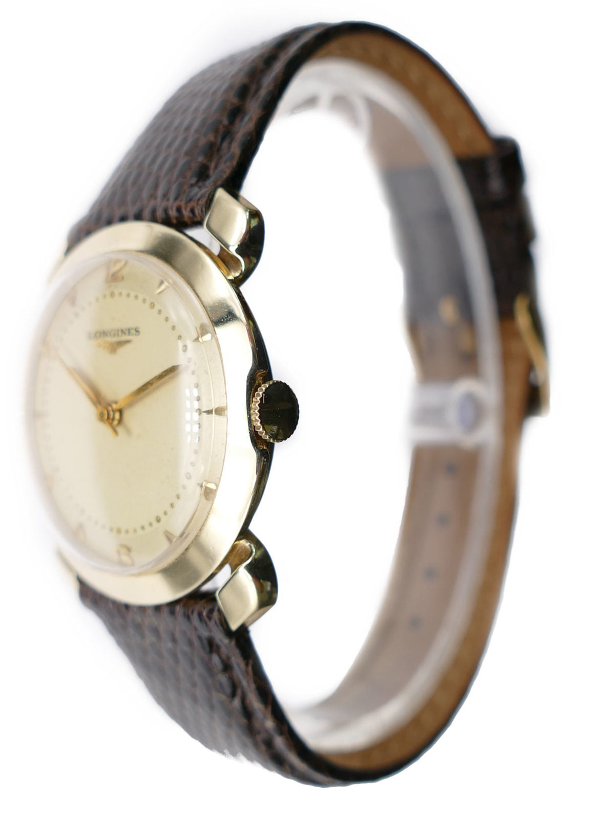 Longines 14K Men's Vintage 1953 Watch with Fancy Lugs - Farfo.com